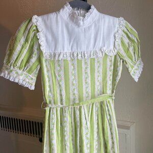 Antique 1960s Green And